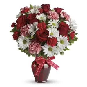 Romantic Red Rose Kiss Bouquet Collection